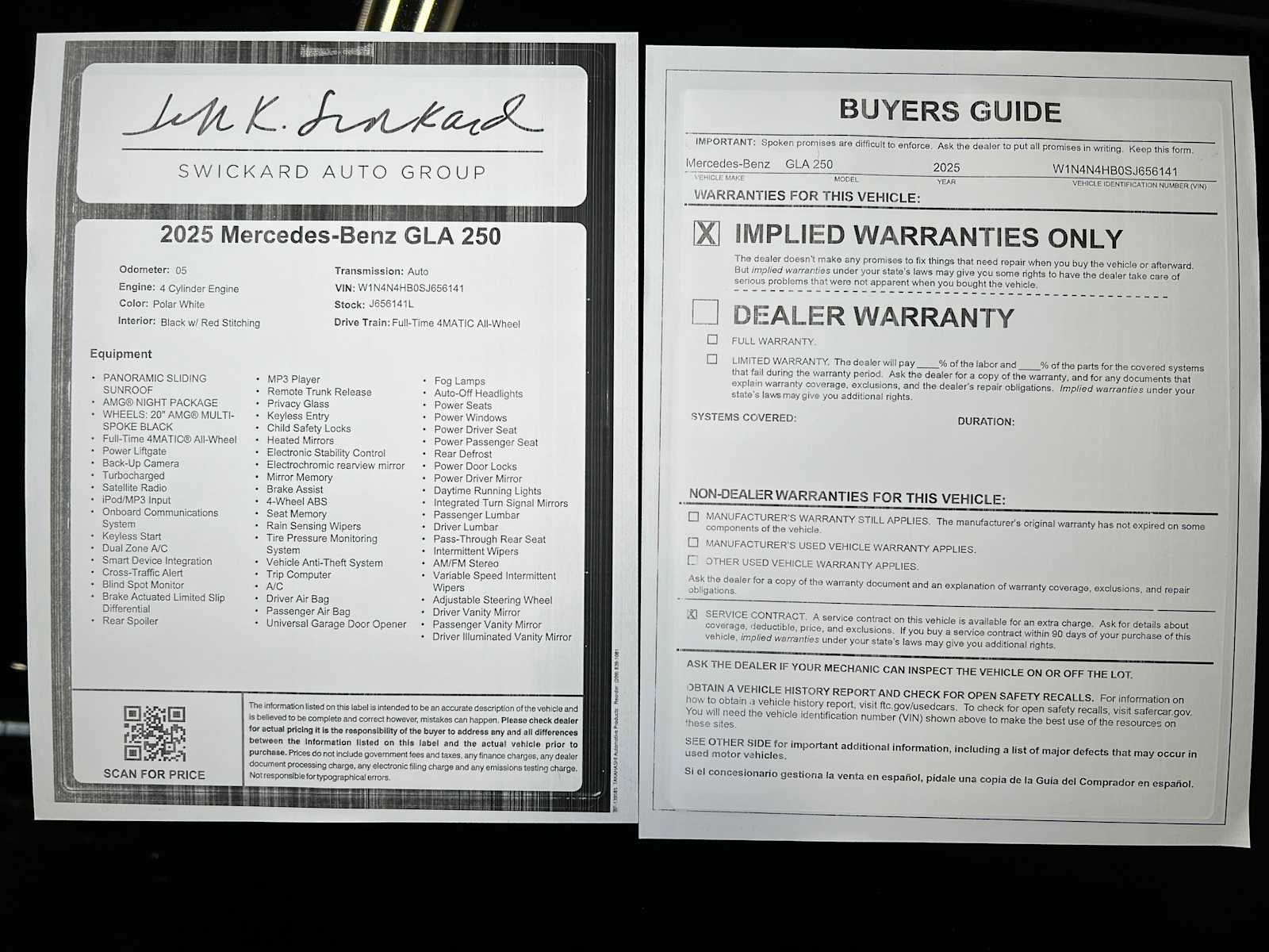 Certified 2025 Mercedes-Benz GLA 250 4MATIC image 37