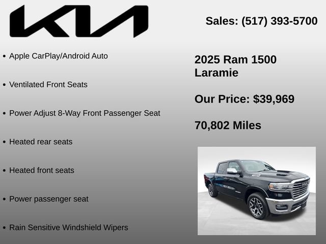 Used 2025 RAM 1500 Laramie AWD/4WD image 20