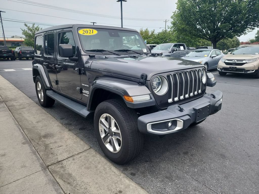 Used 2021 Jeep Wrangler Unlimited Sahara AWD/4WD image 2