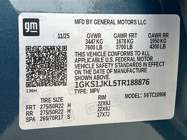 New 2026 GMC Yukon XL Denali w/ Sun & Power Step Package RWD image 20