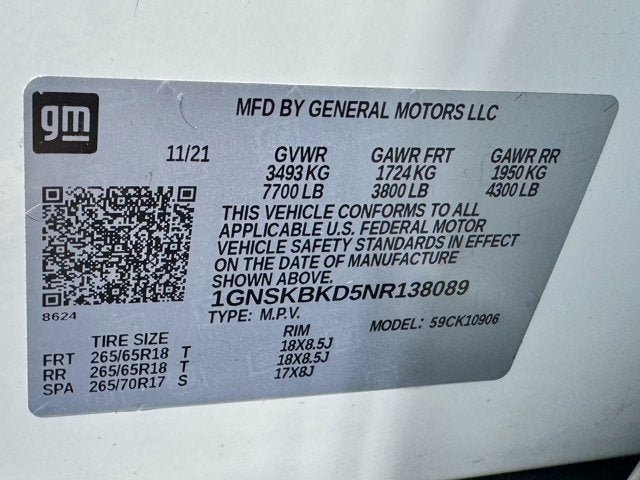 Used 2022 Chevrolet Suburban LS AWD/4WD image 24