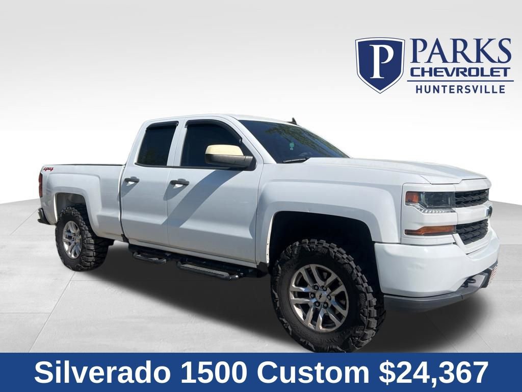 Used 2018 Chevrolet Silverado 1500 Custom w/ Custom Convenience Package AWD/4WD image 1