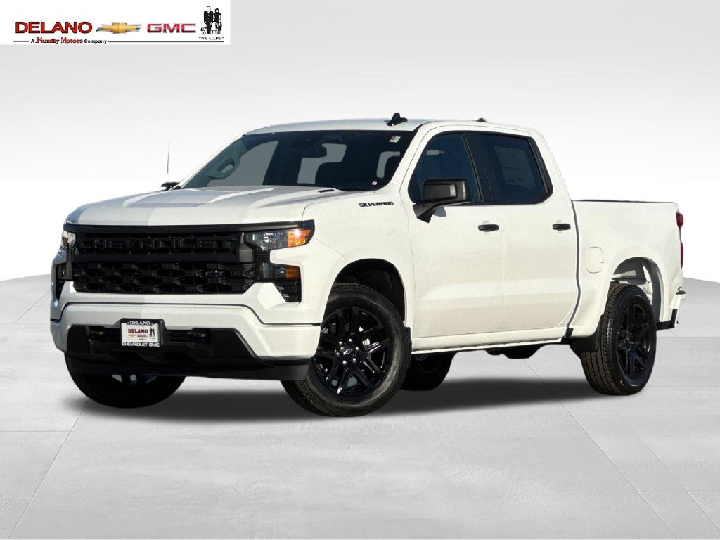 New 2026 Chevrolet Silverado 1500 Custom w/ LPO, Dark Essentials Package RWD image 1
