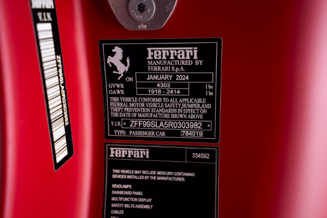 Certified 2024 Ferrari 296 GTB RWD image 63