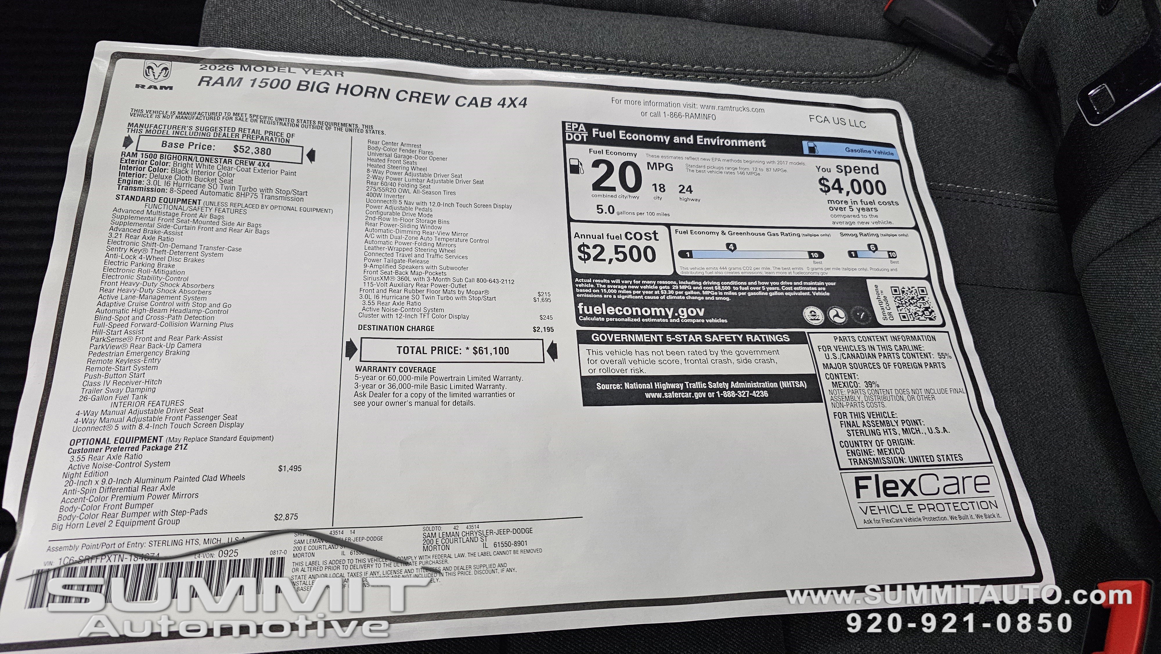 New 2026 RAM 1500 Big Horn image 56