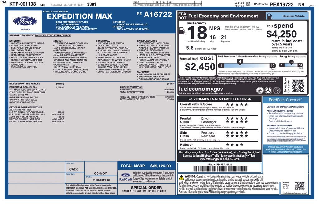 Certified 2023 Ford Expedition Max XLT image 3