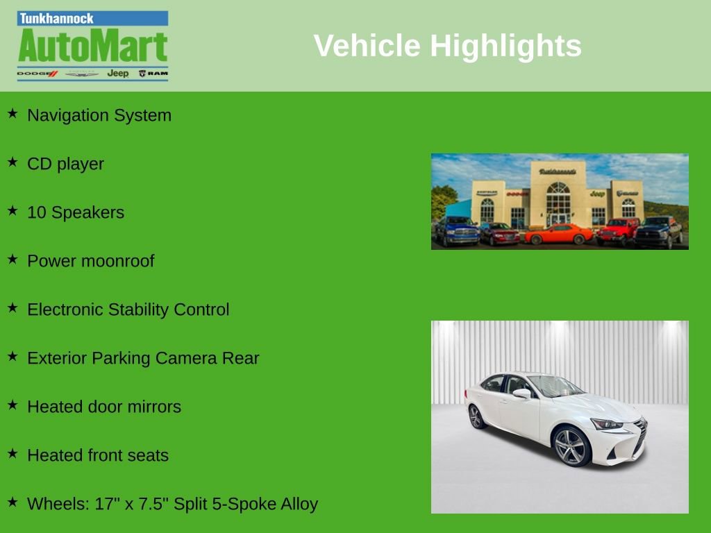 Used 2020 Lexus IS 300 AWD w/ Navigation Package image 6