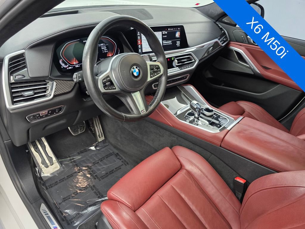Used 2021 BMW X6 M50i w/ Premium Package image 10