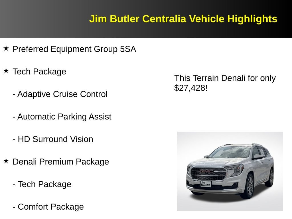 Used 2023 GMC Terrain Denali w/ Denali Premium Package AWD/4WD image 5