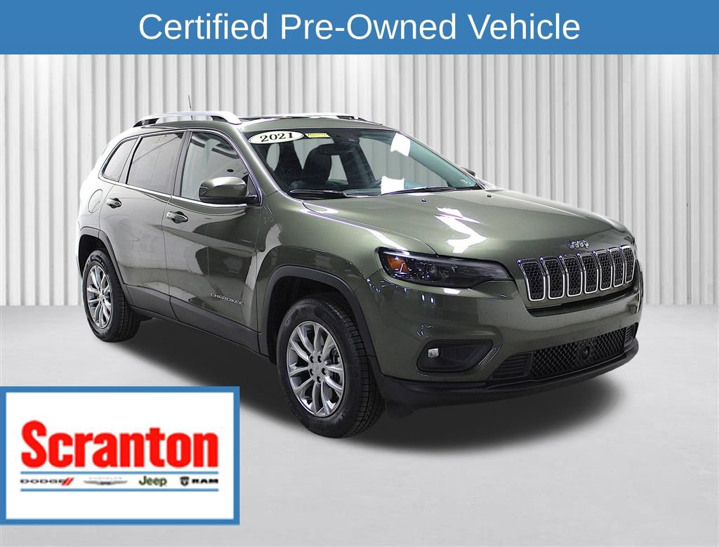 Certified 2021 Jeep Cherokee Latitude Lux w/ Sun & Sound Group AWD/4WD image 1