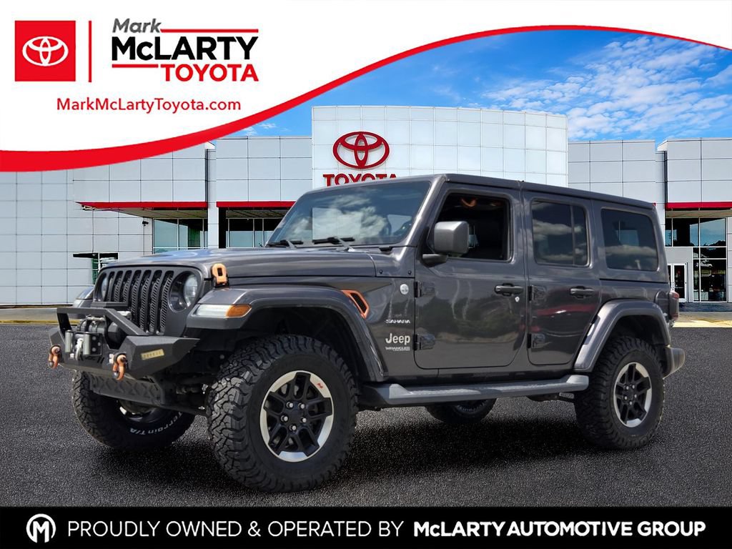 Used 2018 Jeep Wrangler Unlimited Sahara AWD/4WD image 1