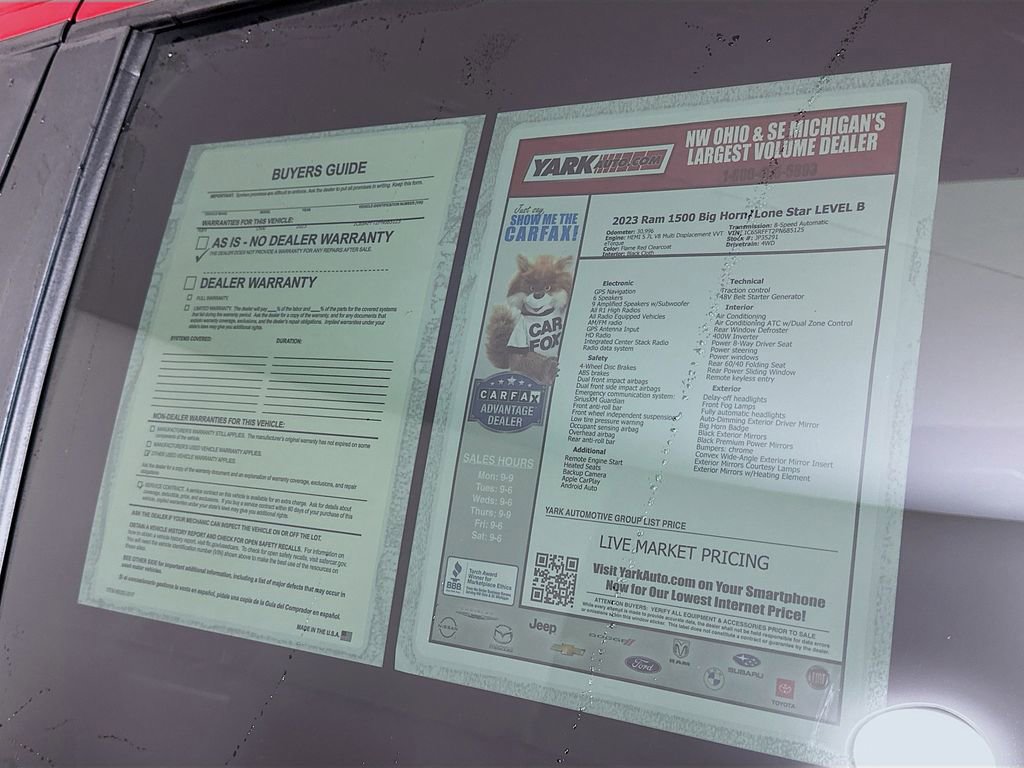 Certified 2023 RAM 1500 Big Horn image 16