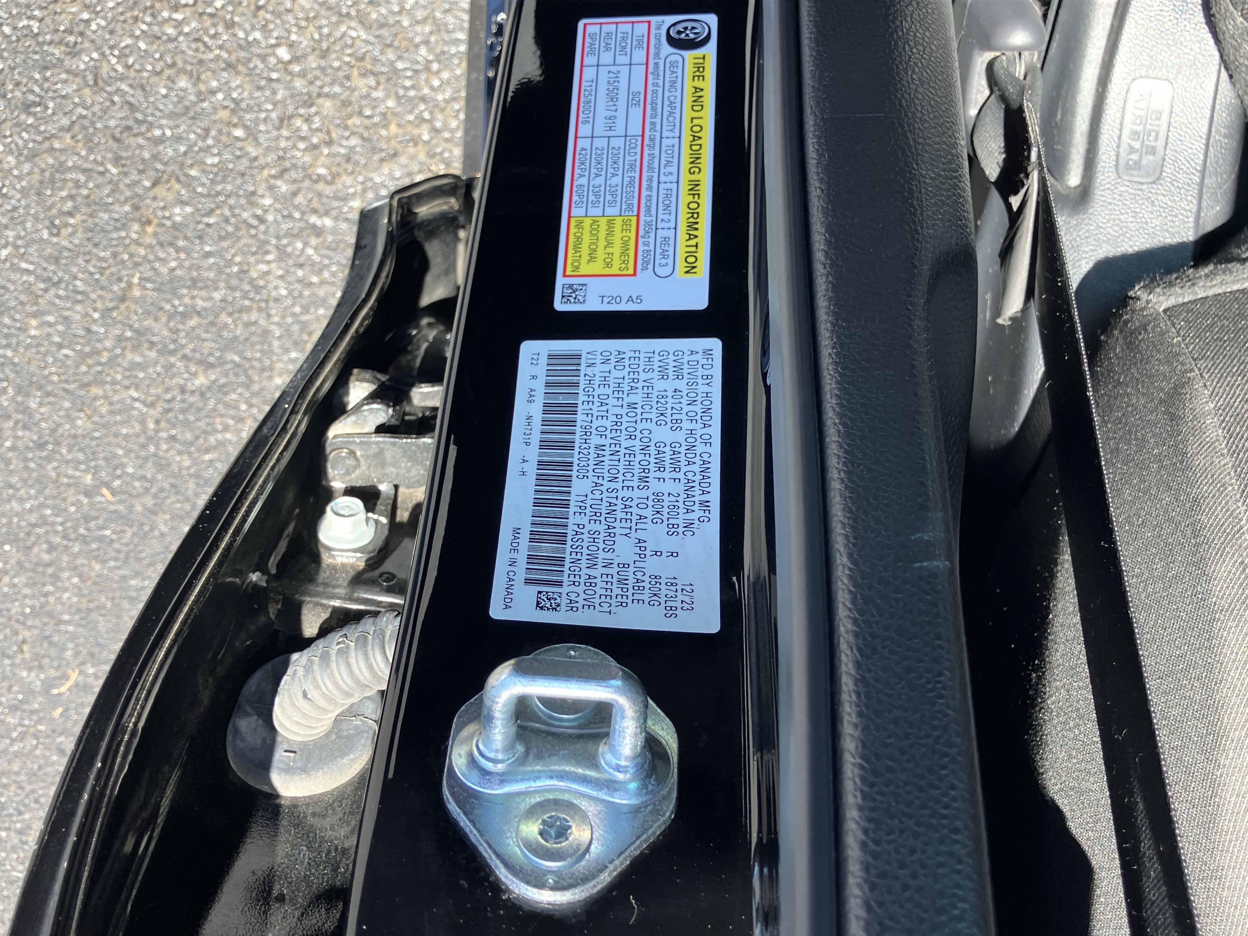 Certified 2024 Honda Civic EX image 30