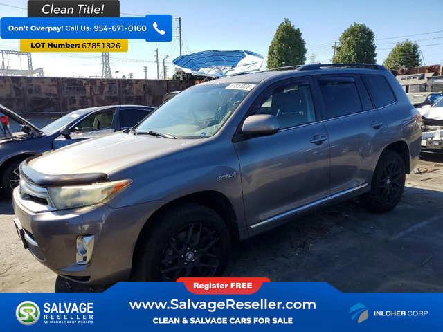 Used 2013 Toyota Highlander 4WD Hybrid w/ Leather Premium Pkg image 1