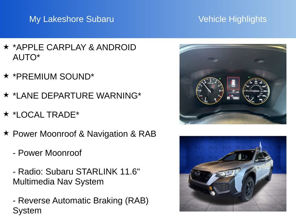 Certified 2024 Subaru Outback Wilderness AWD/4WD image 7