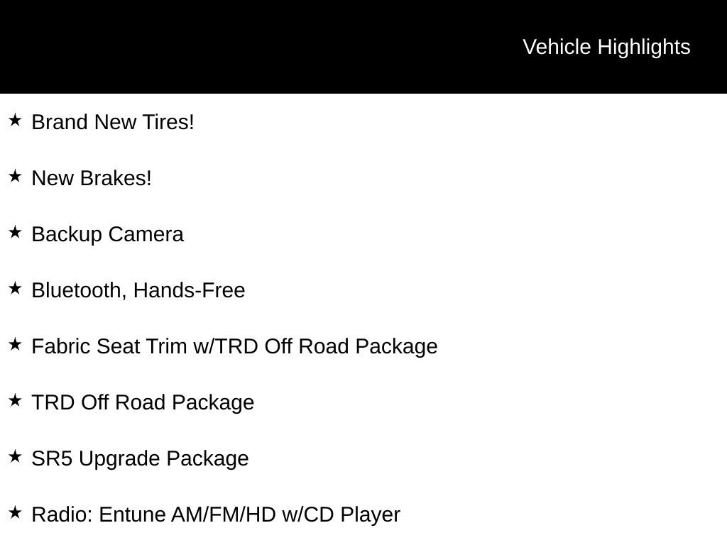 Used 2018 Toyota Tundra SR5 w/ TRD Off Road Package AWD/4WD image 5