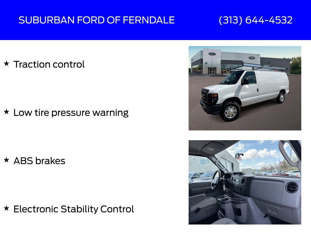 Used 2011 Ford E-250 and Econoline 250 w/ Commercial Cargo Van Pkg image 4