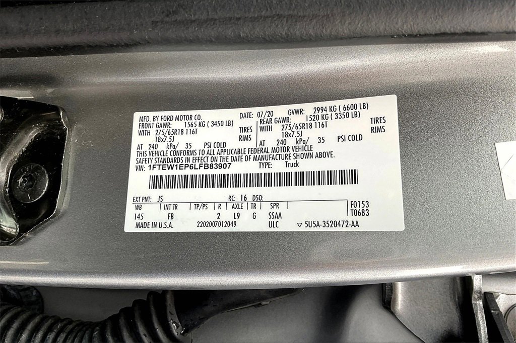 Used 2020 Ford F150 XLT w/ Equipment Group 302A Luxury image 16