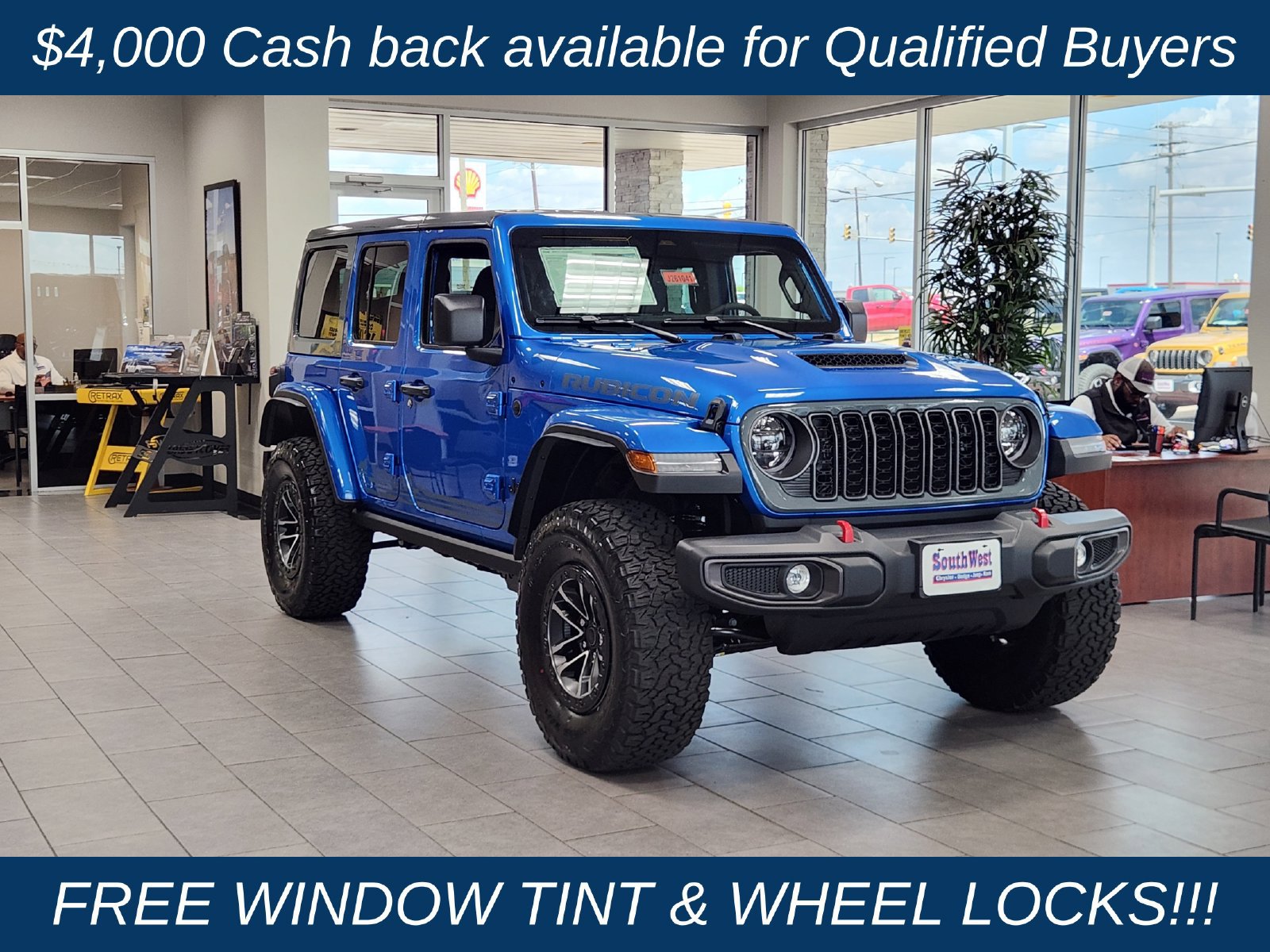 New 2026 Jeep Wrangler Unlimited Rubicon AWD/4WD 360° Tour