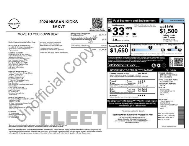 Used 2024 Nissan Kicks SV FWD image 15