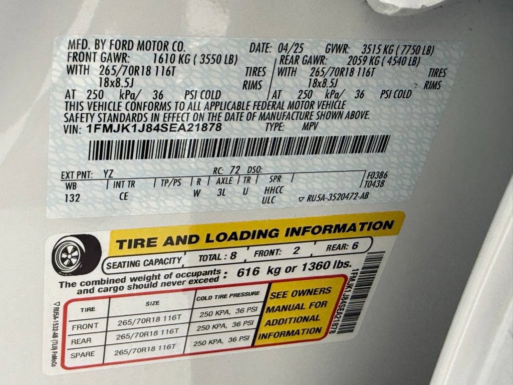 Certified 2025 Ford Expedition Max Active AWD/4WD image 54