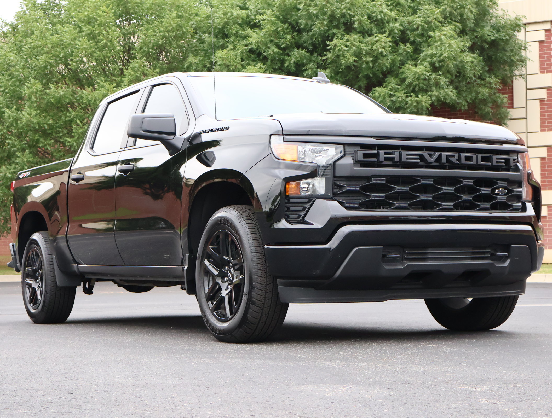 New 2026 Chevrolet Silverado 1500 Custom w/ LPO, Dark Essentials Package AWD/4WD image 1