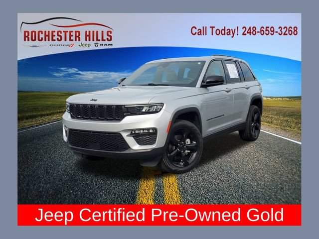 Certified 2024 Jeep Grand Cherokee Limited w/ Black Appearance Package AWD/4WD image 1