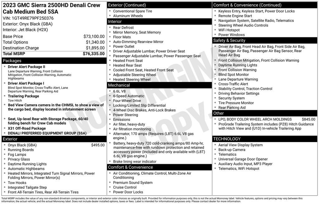 Used 2023 GMC Sierra 2500 Denali image 2