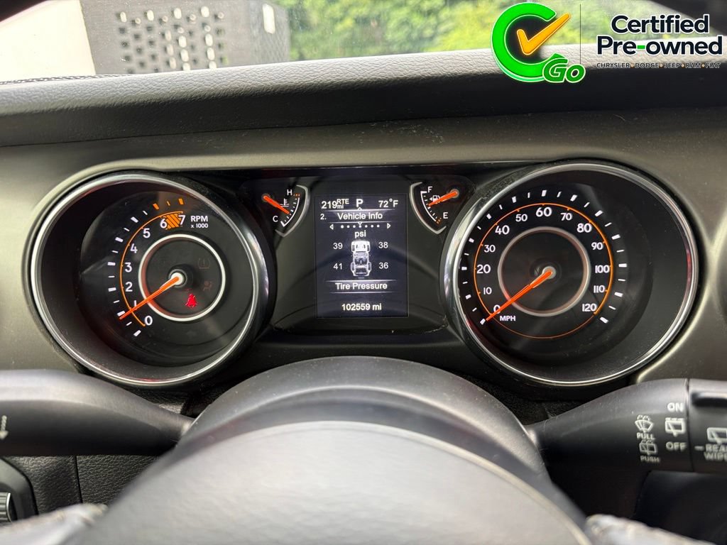 Certified 2019 Jeep Wrangler Unlimited Sport S AWD/4WD image 43