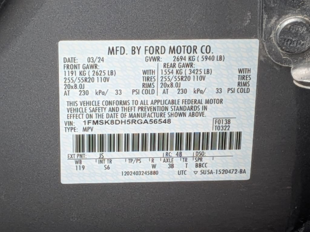 Used 2024 Ford Explorer XLT w/ Equipment Group 202A AWD/4WD image 30