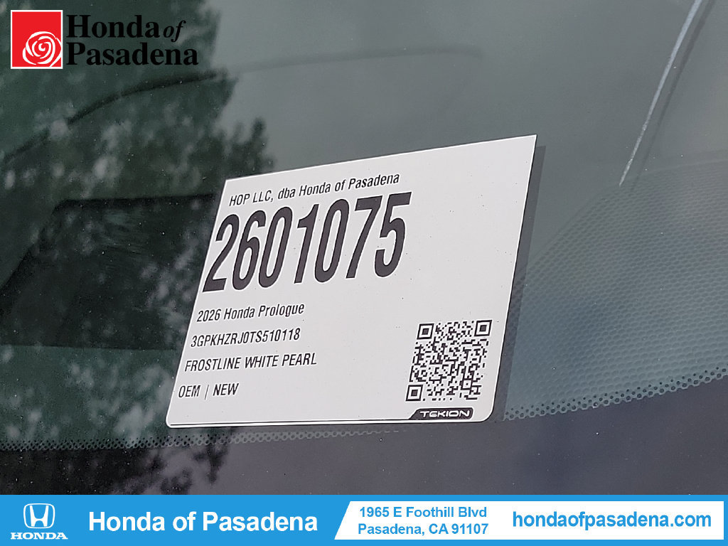 New 2026 Honda Prologue Elite image 26