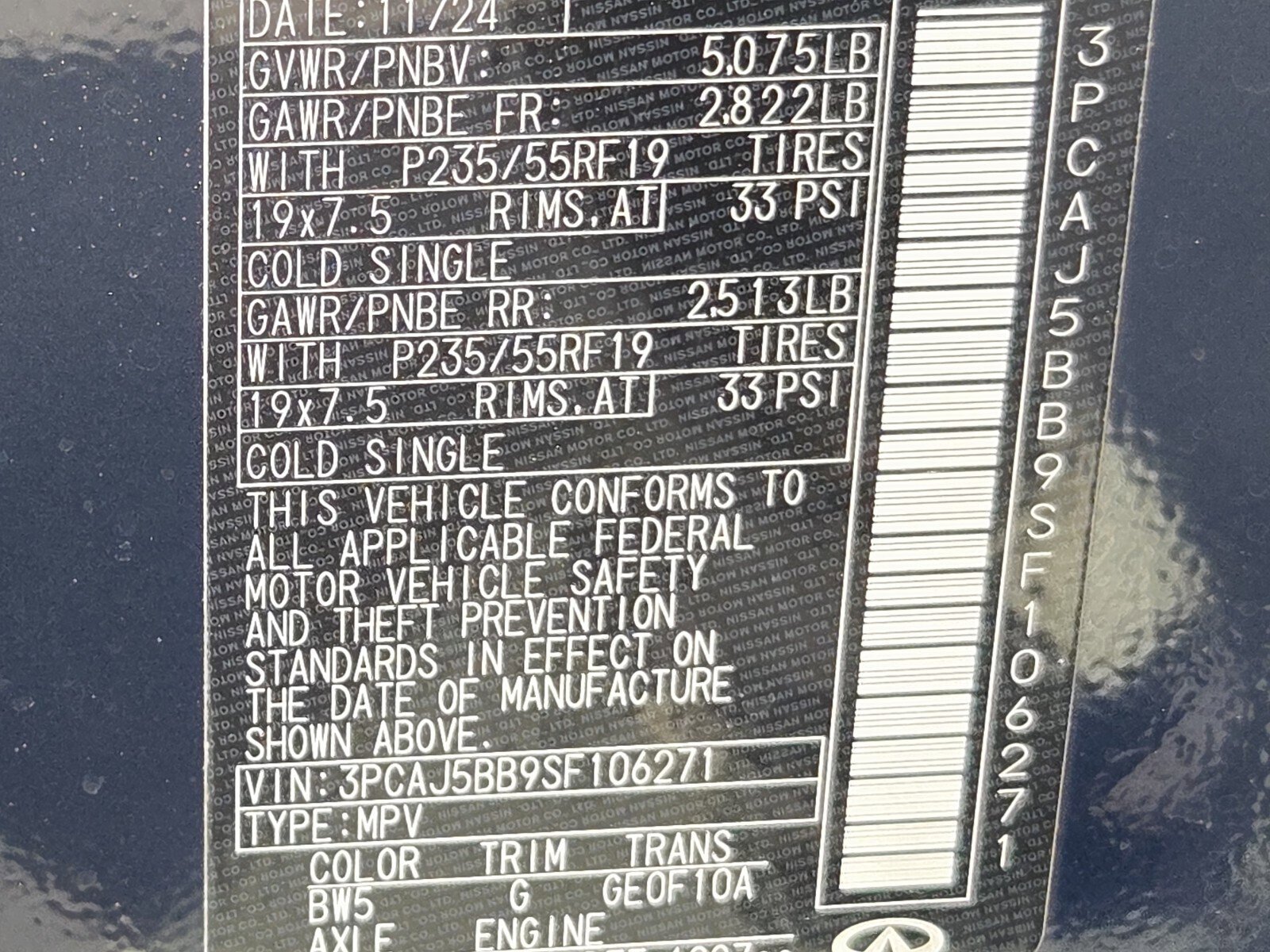 Certified 2025 INFINITI QX50 Luxe image 35