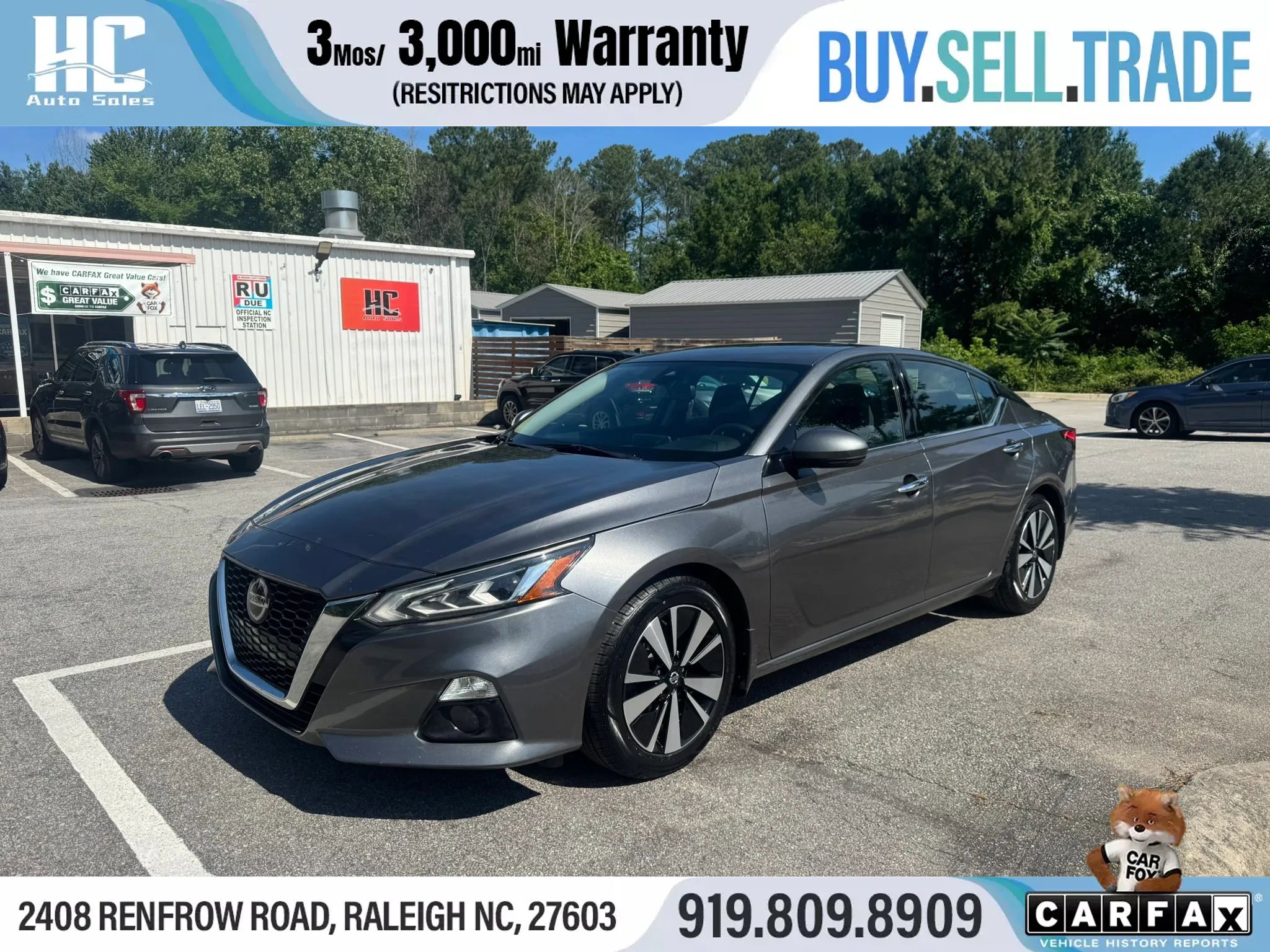 Used 2020 Nissan Altima 2.5 SV