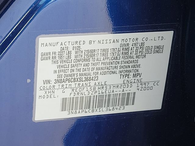 Used 2025 Nissan Kicks SV AWD/4WD image 17
