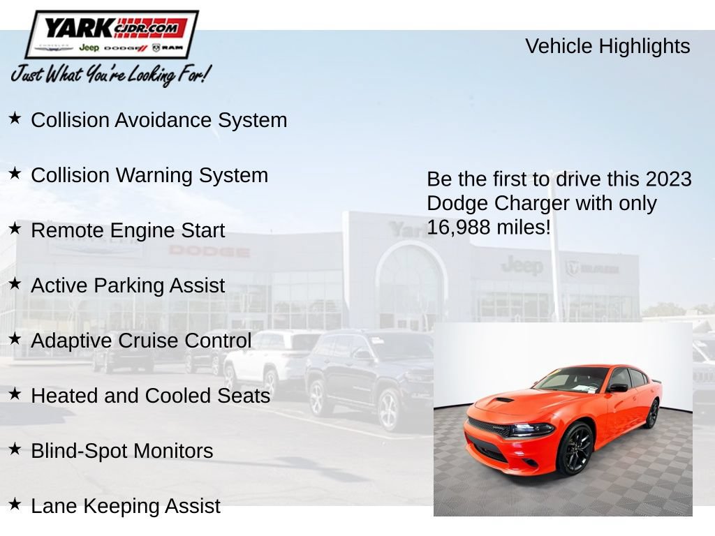 Certified 2023 Dodge Charger GT w/ Plus Group RWD image 13