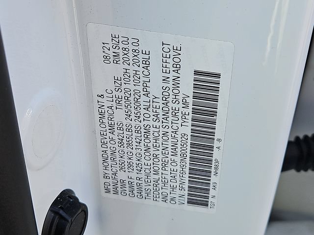 Certified 2022 Honda Pilot Touring image 27