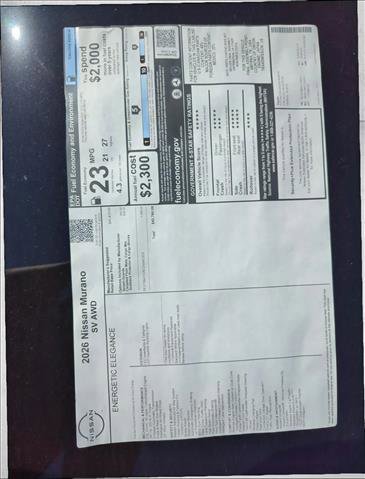 New 2026 Nissan Murano SV image 22