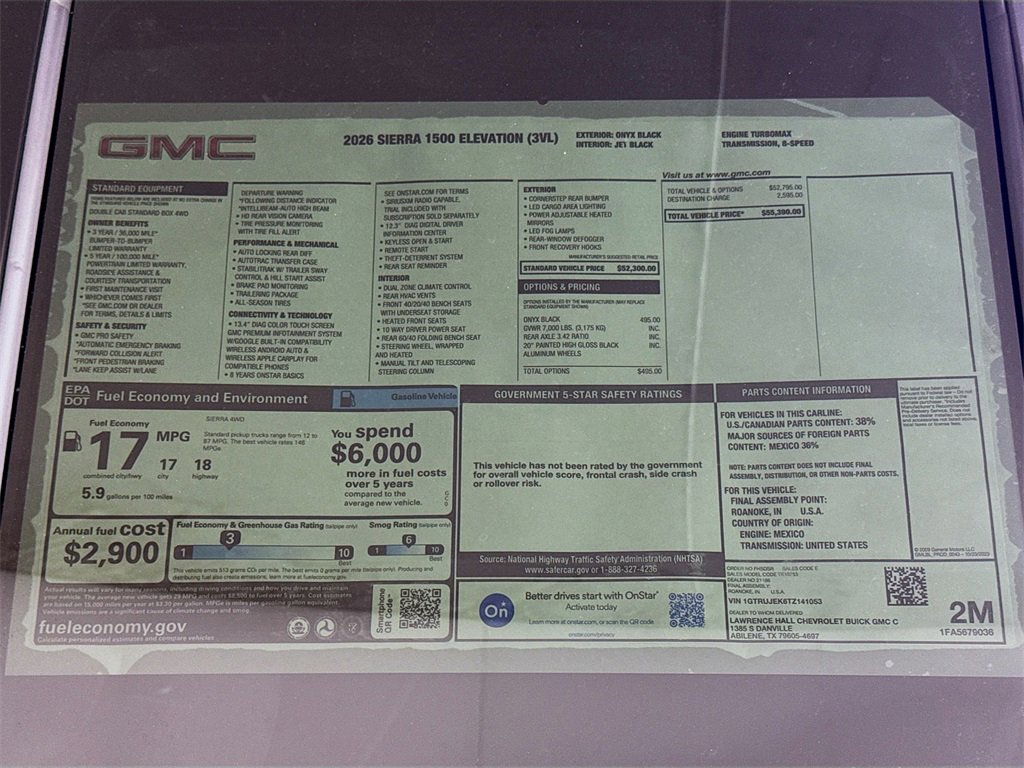 New 2026 GMC Sierra 1500 Elevation image 20