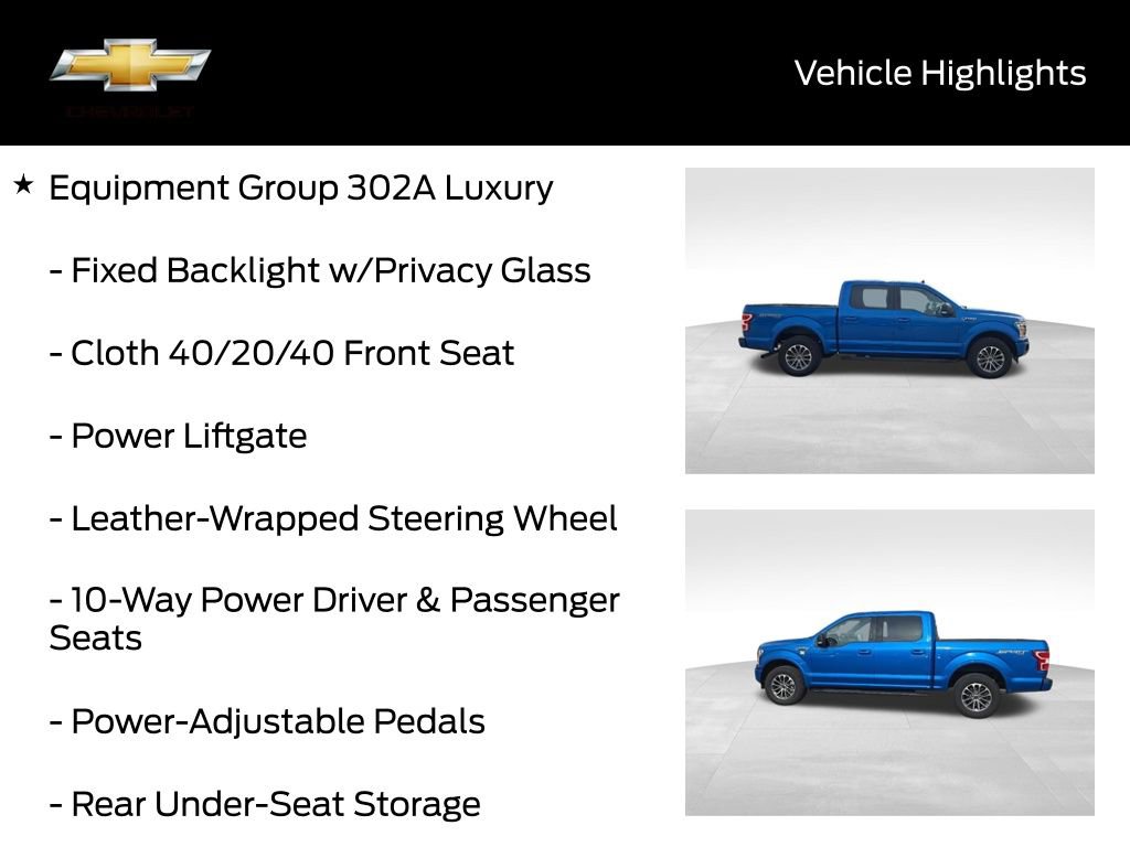 Used 2020 Ford F150 XLT w/ Equipment Group 302A Luxury image 19
