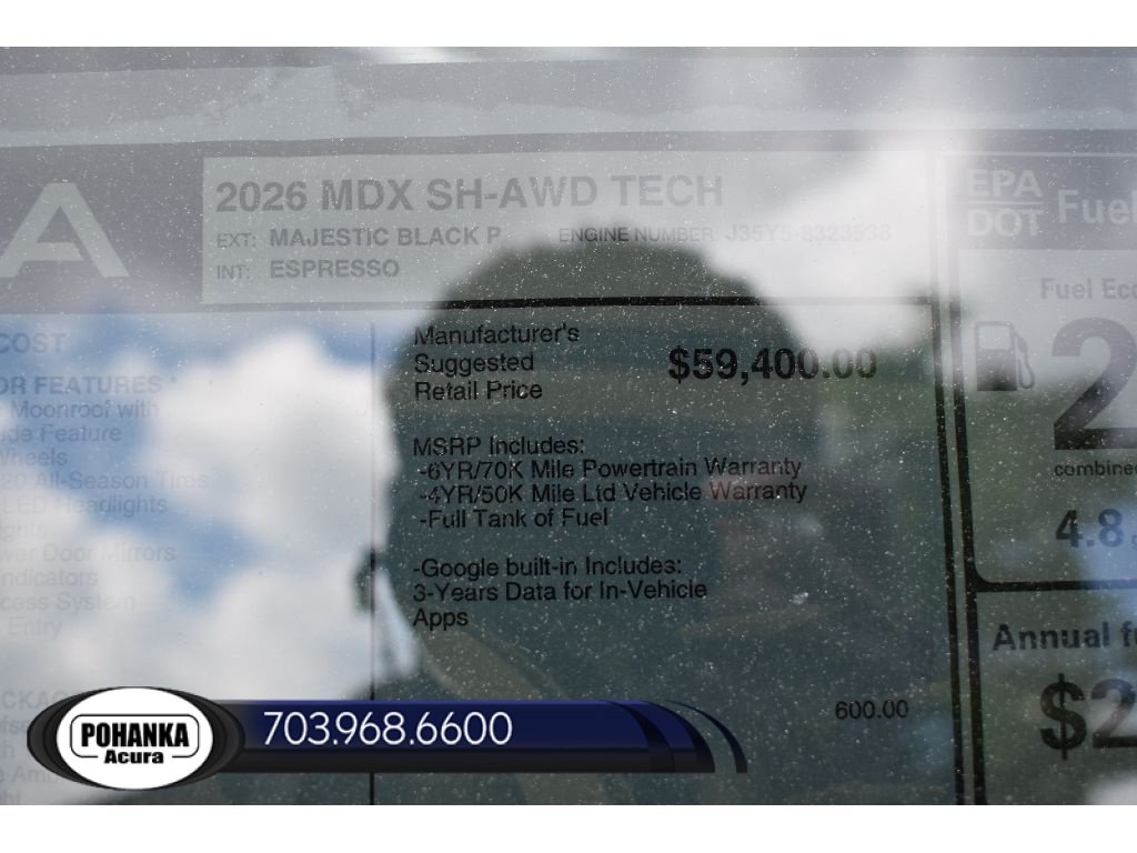 New 2026 Acura MDX w/ Technology Package AWD/4WD image 40