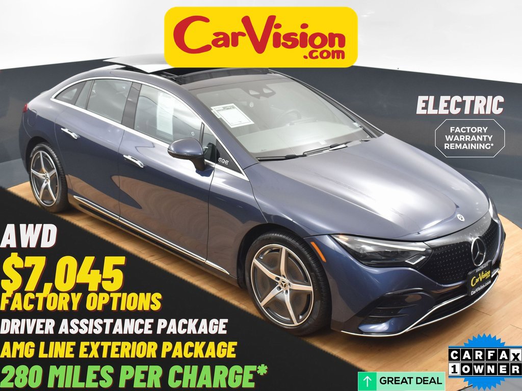 Used 2024 Mercedes-Benz EQE 350+ 4MATIC Sedan w/ AMG Line Exterior Package image 1