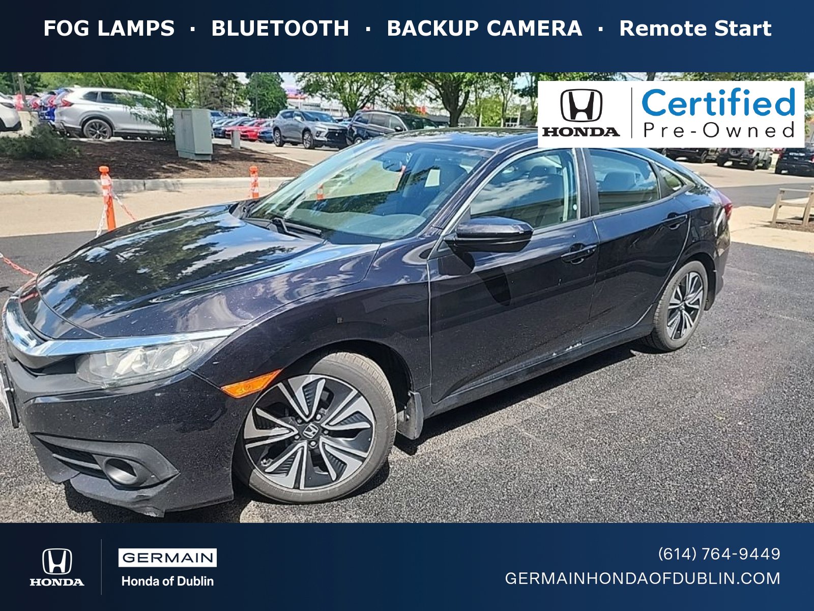 Certified 2017 Honda Civic EX-T image 1