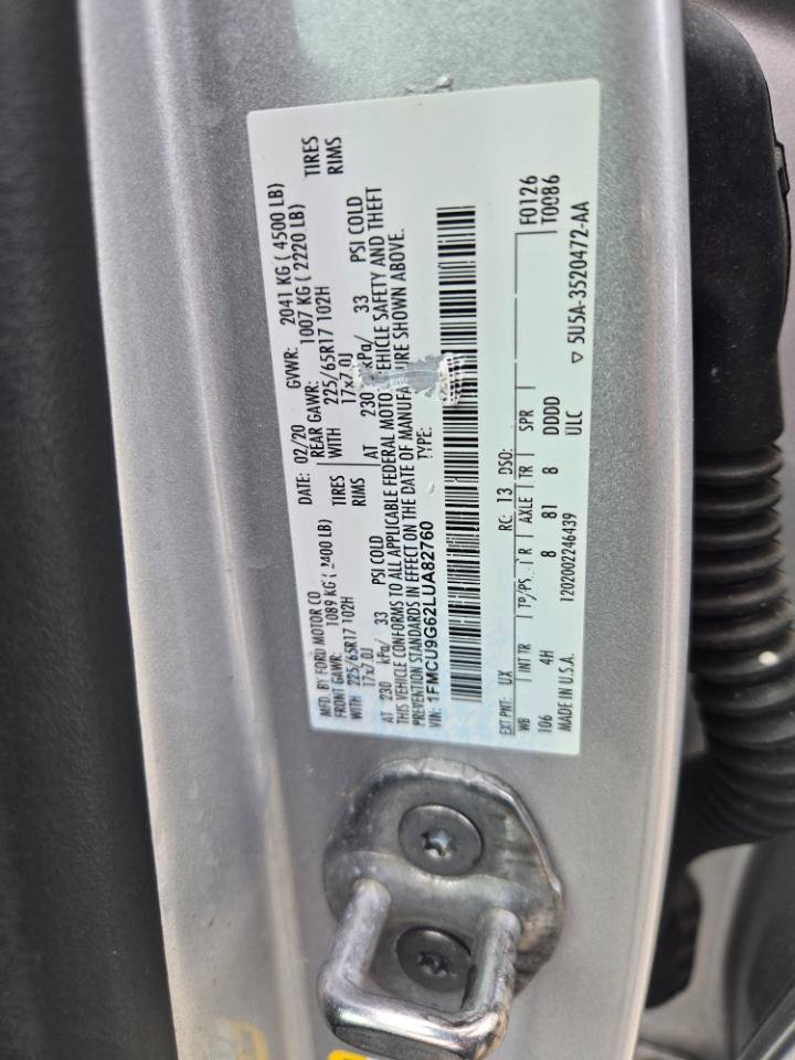 Used 2020 Ford Escape SE image 22