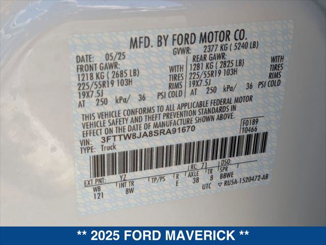 New 2025 Ford Maverick XLT w/ XLT Luxury Package image 20