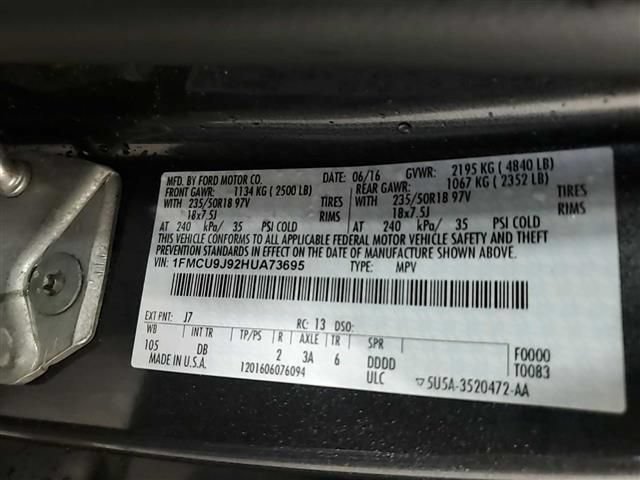 Used 2017 Ford Escape Titanium AWD/4WD image 9