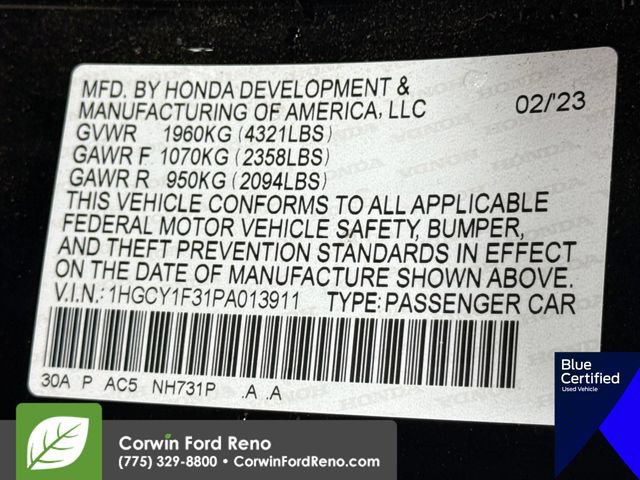 Used 2023 Honda Accord EX image 32