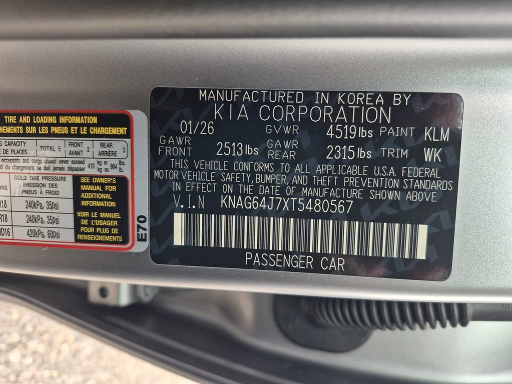 New 2026 Kia K5 GT-Line w/ GT-Line Premium Package AWD/4WD image 29