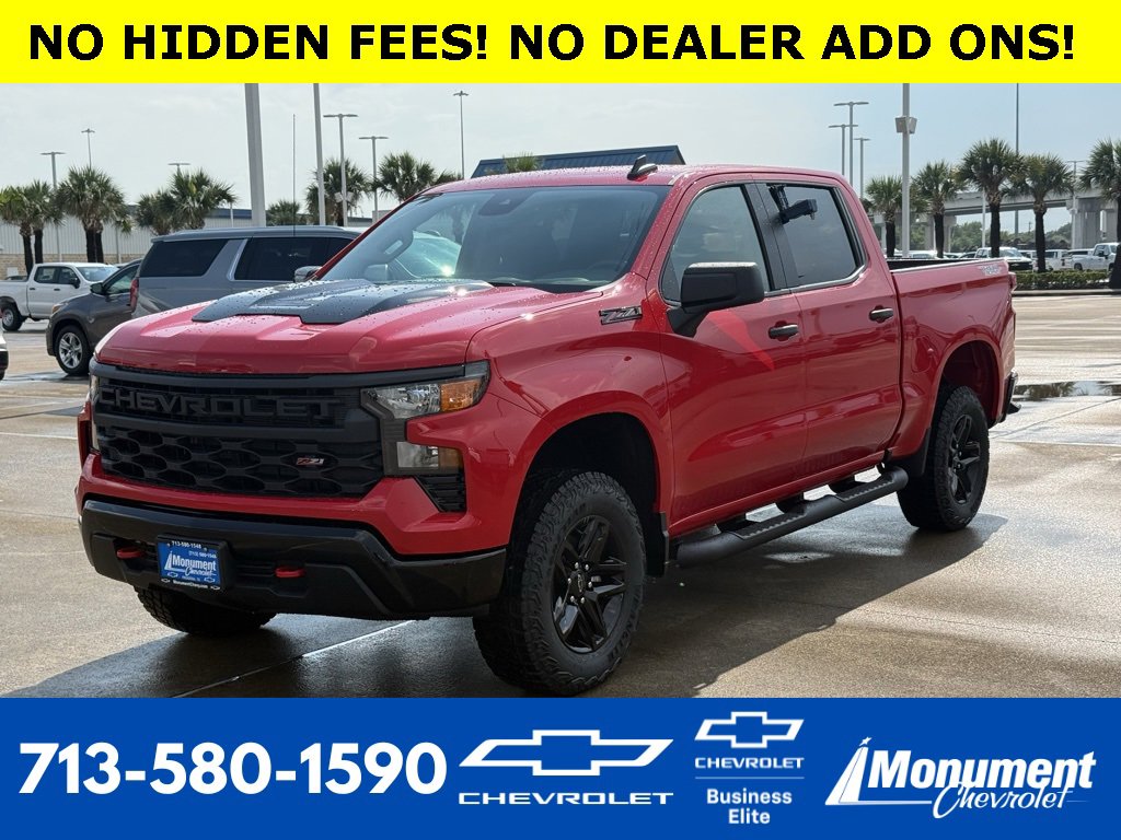 New 2026 Chevrolet Silverado 1500 Custom Trail Boss w/ LPO, Dark Essentials Package