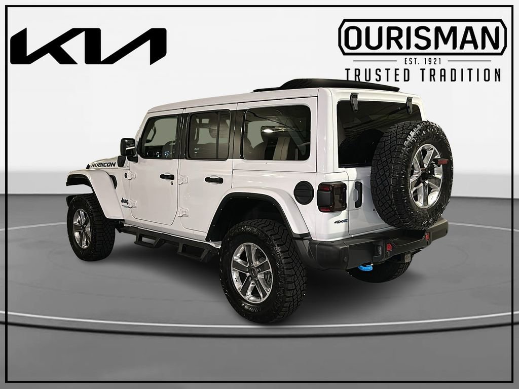 Used 2021 Jeep Wrangler Unlimited Rubicon 4xe w/ Steel Bumper Group AWD/4WD image 3