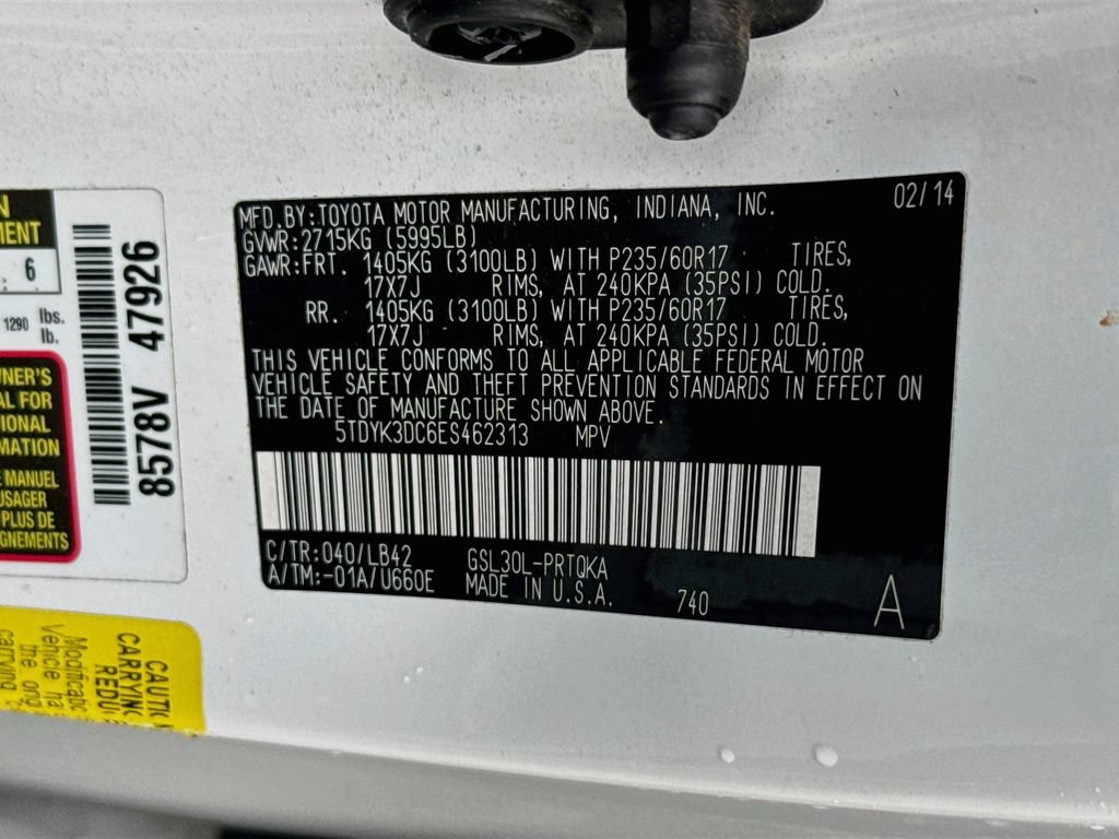 Used 2014 Toyota Sienna XLE FWD image 35
